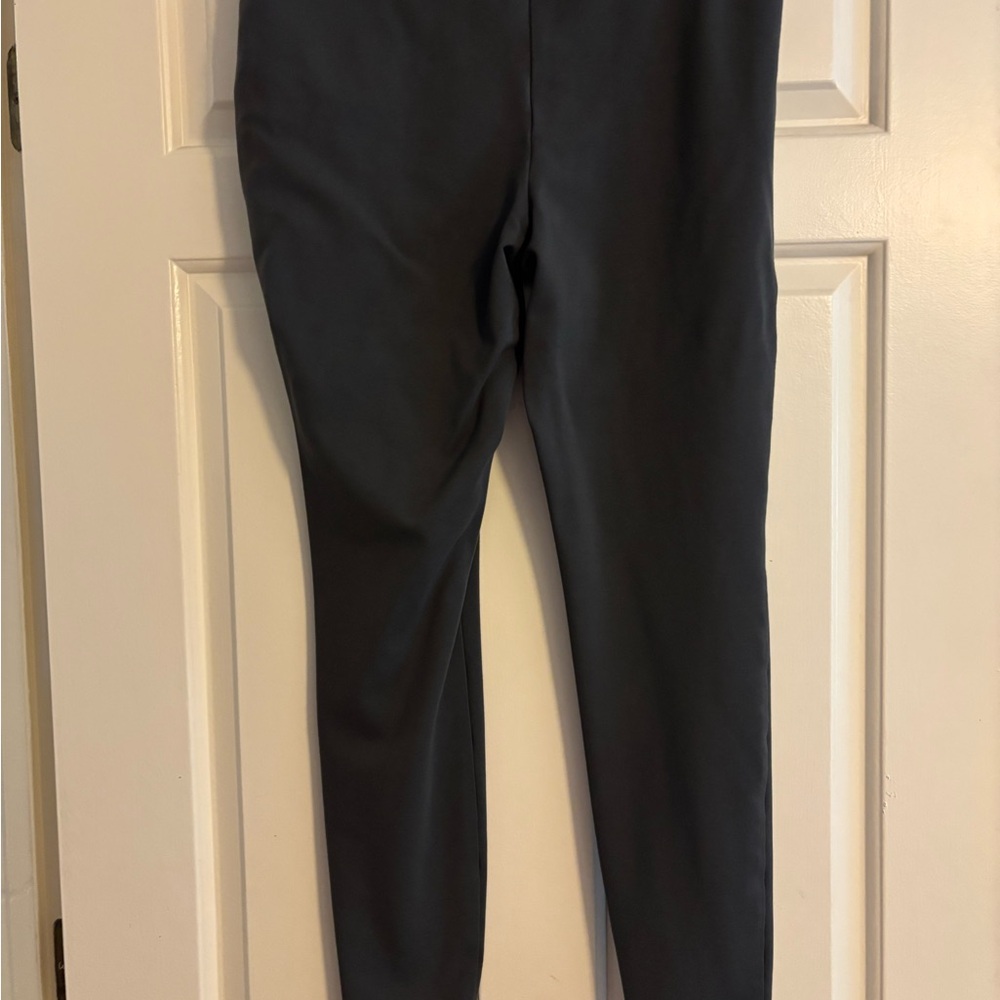 Chico's Dark Gray Trousers w/ Elastic Waistband - Picture 3 of 3